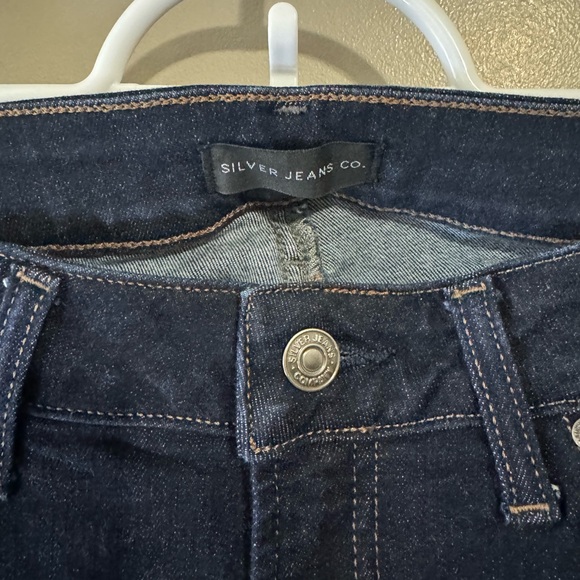 Women’s Silver Jeans Co. Elyse Slim Bootcut Jean - Dark Wash - Picture 3 of 4